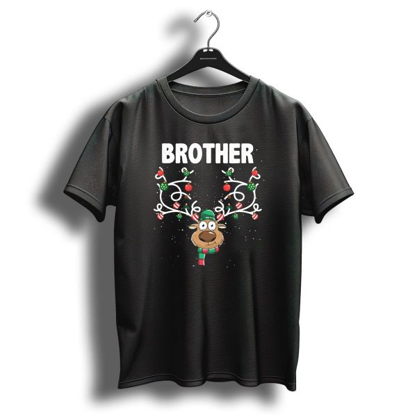 Brother Christmas Reindeer Antlers Ornaments T Shirt 1 t shirt 1