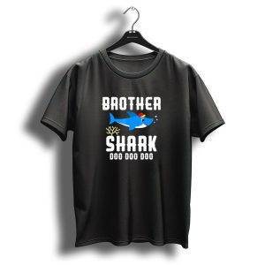 Brother Shark Doo Doo Doo Birthday Christmas Boys Son T-Shirt