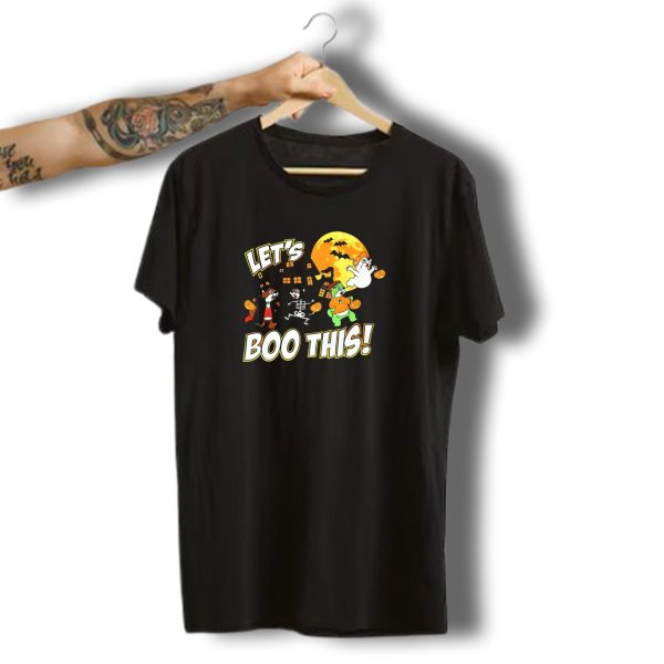 Buc Ees Halloween Lets Boo This Full Moon Ghosts And Monsters T Shirt t shirt 1