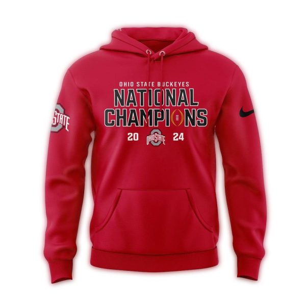Buckeyes Football 2024 College Football Playoff National Champions AOP Hoodie 1