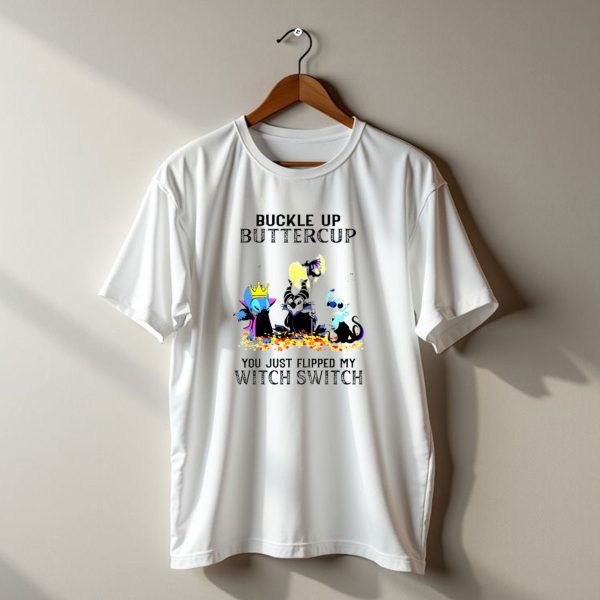 Buckle Up Buttercup You Just Flipped My Witch Switch Halloween Stitch Hocus Pocus t shirt 1