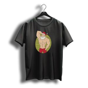 Buff Santa Christmas Bodybuilder T-Shirt