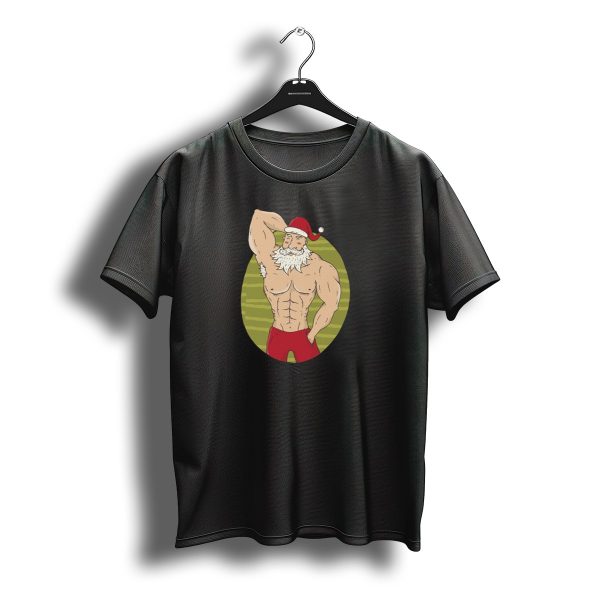 Buff Santa Christmas Bodybuilder T Shirt t shirt 1