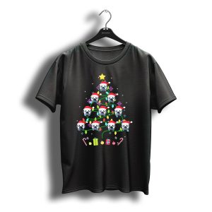 Bullmastiff Santa Christmas Tree Lights Candy Canes Presents T-Shirt