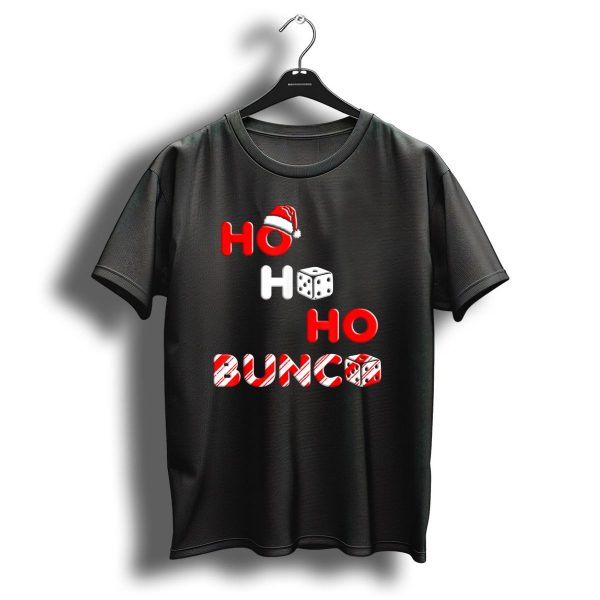 Bunco Ho Ho Ho Santa Hat Dice Christmas T Shirt 1 t shirt 1