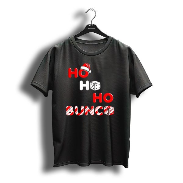 Bunco Ho Ho Ho Santa Hat Dice Christmas T Shirt t shirt 1