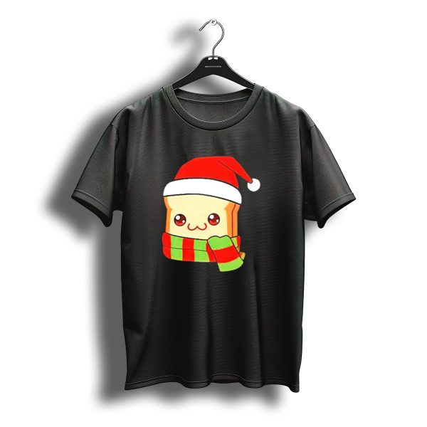 Bundled Bread Christmas Santa Toast Scarf T Shirt t shirt 1