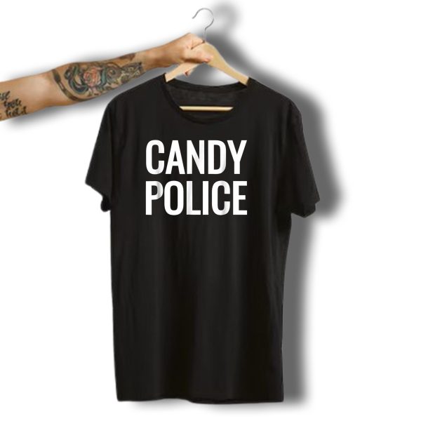 Candy Police Funny Halloween Candy Easy T Shirt t shirt 1