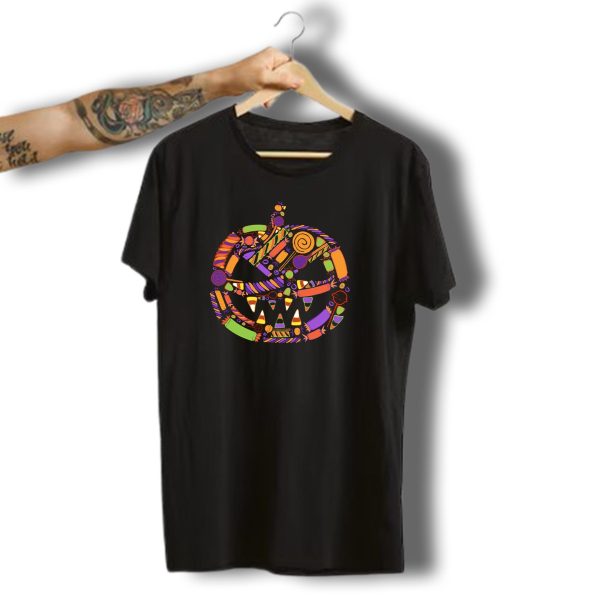 Candy Pumpkin Halloween Treats Jack O Lantern T Shirt t shirt 1