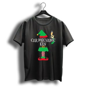 Car Mechanic Elf Christmas Cheer T-Shirt