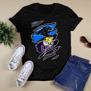 Carolina Panthers And Lsu Tigers T-Shirt