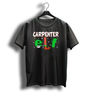 Carpenter Elf Christmas Chainsaw Matching Group T-Shirt