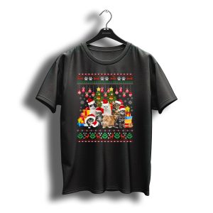 Cat Christmas Santa Paws Ugly T-Shirt
