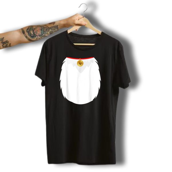 Cat Halloween Costume Kitty Belly Paw Print Collar T Shirt t shirt 1