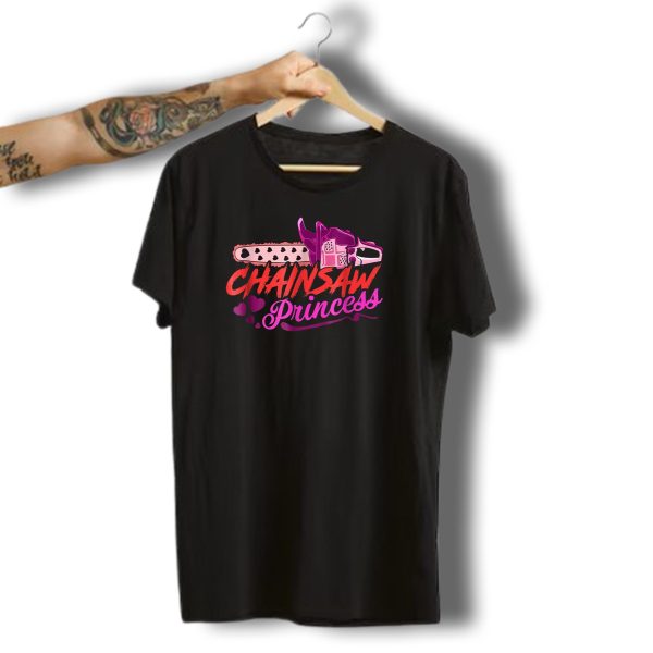 Chainsaw Princess Funny Halloween Horror T Shirt t shirt 1