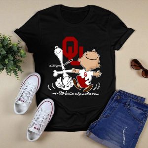 Charlie Brown Snoopy Oklahoma Sooners Shirt