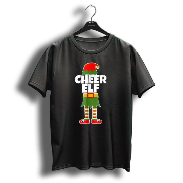 Cheer Elf Funny Cheerleader Christmas Costume T Shirt 1 t shirt 1