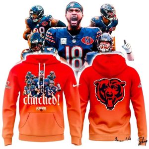 Chicago Bears Playoff 2025 26 All-Over Print Hoodie