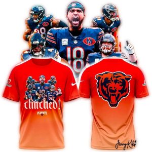 Chicago Bears Playoff 2025 26 All-Over Print T-Shirt