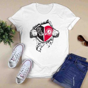 Chicago White Sox Alabama Crimson Tide Heartbeat Fan Pride T-Shirt