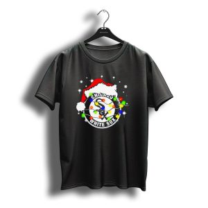 Chicago White Sox Christmas Santa Hat With Lights T-Shirt
