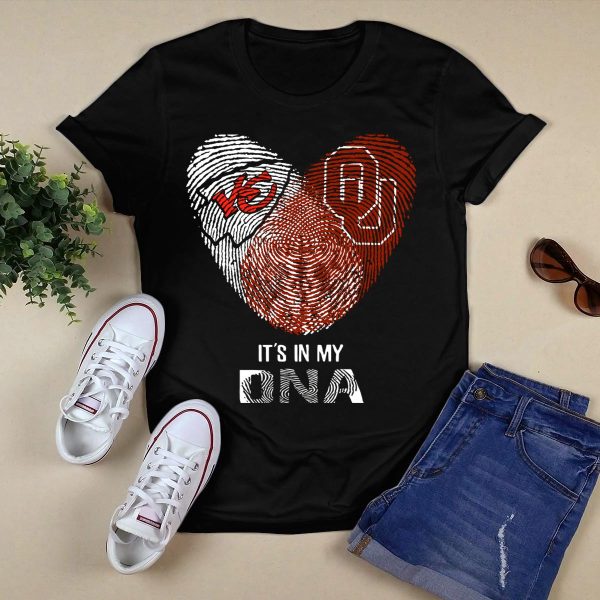 Chiefs Oklahoma Sooners Its in My DNA T Shirt 1