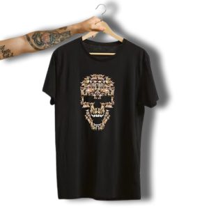 Chihuahua Dog Skull Funny Halloween Costume T-Shirt