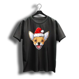 Chihuahua Santa Christmas Kids Xmas Holiday Cheer T-Shirt