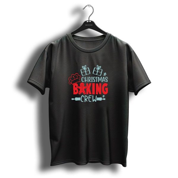 Christmas Baking Crew Gingerbread Hat Gifts Rolling Pin T Shirt 1 t shirt 1