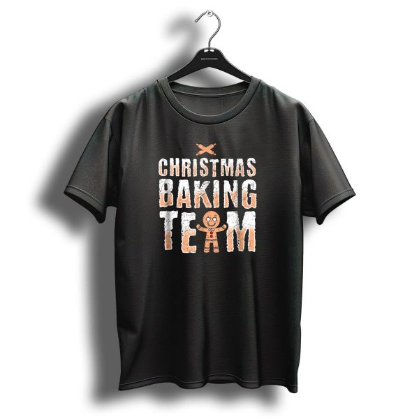 Christmas Baking Team Fun Gingerbread Rolling Pin T Shirt 1 t shirt 1