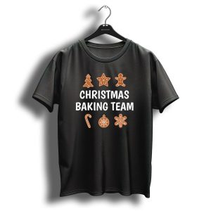 Christmas Baking Team Gingerbread Cookie Holiday Fun T-Shirt