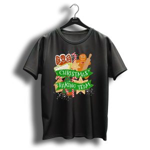 Christmas Baking Team Gingerbread Recipe Holiday Cook Gingerbread House Candy Canes T-Shirt