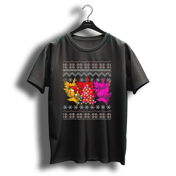 Christmas Betta Fish Trio Festive Love Lights T Shirt 1 t shirt 1
