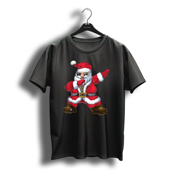 Christmas Boys Santa Claus Dabbing Xmas T Shirt t shirt 1