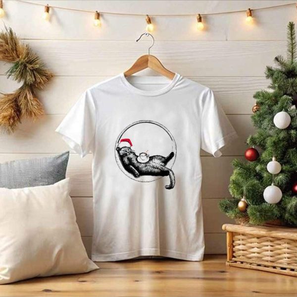 Christmas Cat Love Cocoa Santa Hat Cozy Night T Shirt 1 t shirt 1 Pittsburgh Steelers Unicorn Merry Christmas Knitted Ugly Sweater 1