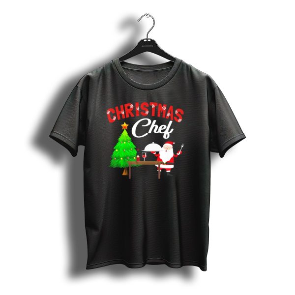 Christmas Chef Santa Cooking Baking Xmas T Shirt t shirt 1