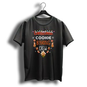 Christmas Cookie Baking Crew Lights Gingerbread Snowflakes T-Shirt