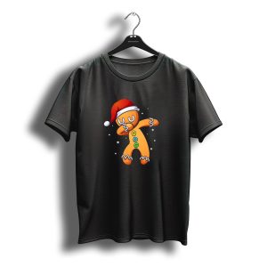 Christmas Cookie Dabbing With Santa Hat Fun Idea T-Shirt