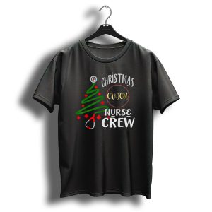 Christmas Cvicu Nurse Crew Stethoscope Tree T-Shirt