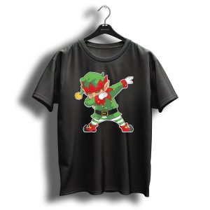 Christmas Dabbing Elf Funny Holiday Dance Pose T-Shirt