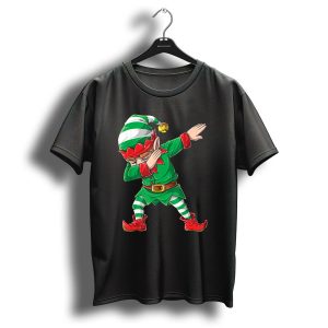Christmas Dabbing Elf Squad Festive Dance T-Shirt