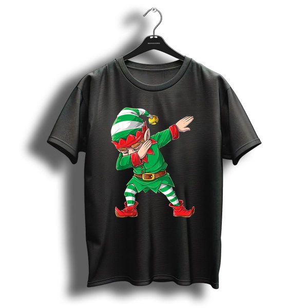 Christmas Dabbing Elf Squad Festive Dance T Shirt 1 t shirt 1