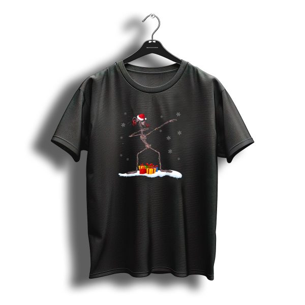 Christmas Dabbing Siren Head With Santa Hat And Gifts T Shirt t shirt 1