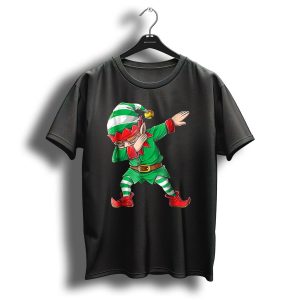 Christmas Elf Dabbing Squad Family Matching Rg T-Shirt