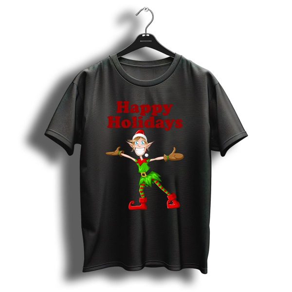Christmas Elf Happy Holidays Festive Cheer T Shirt 1 t shirt 1