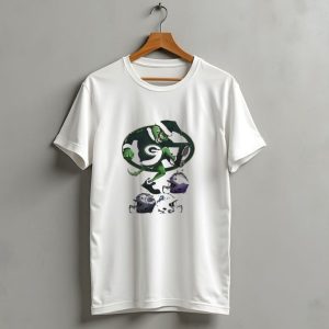 Christmas Grinch Green Bay Packers Stomp Nfl Teams Helmets T-Shirt