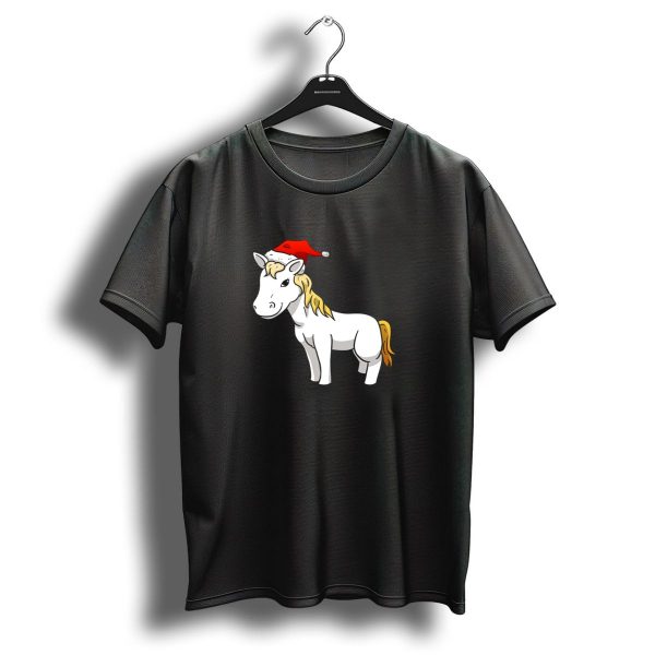 Christmas Horse Santa Hat T Shirt 1 t shirt 1
