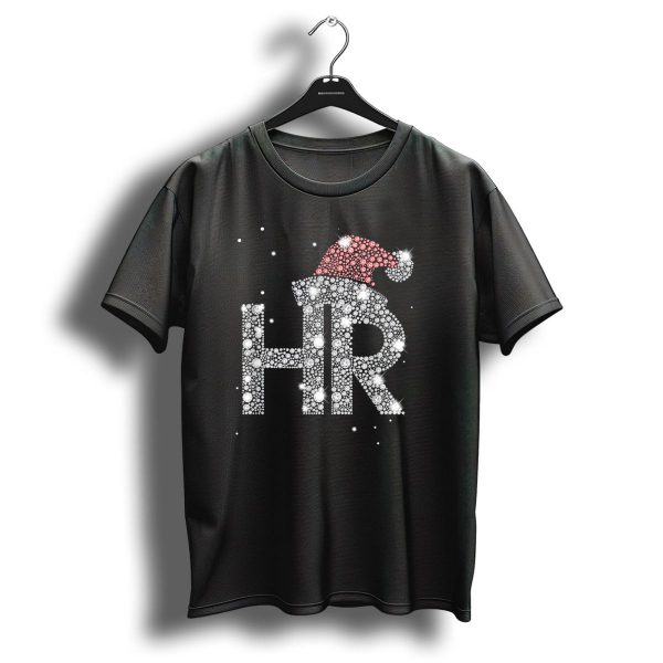 Christmas Hr Santa Hat Sparkle T Shirt 1 t shirt 1