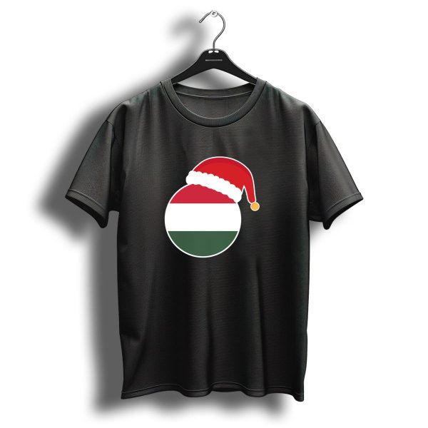 Christmas Hungary Flag Santa Hat T Shirt 1 t shirt 1