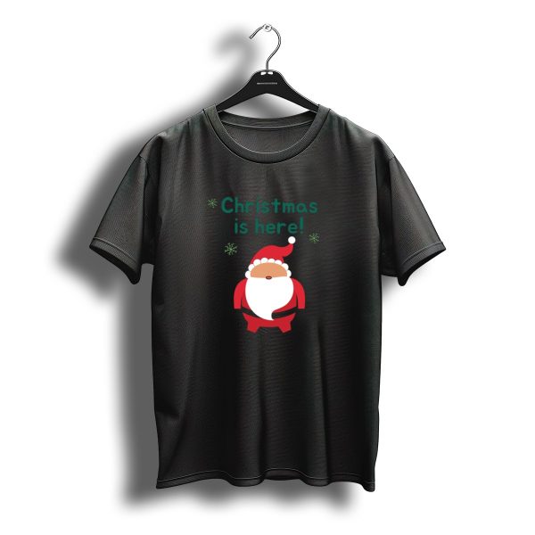 Christmas Is Here Santa Claus Snowflakes T Shirt t shirt 1